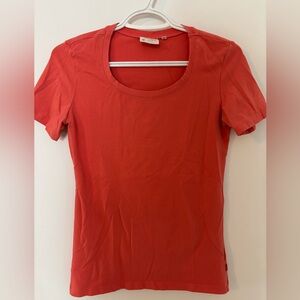 Vintage Danish Brand Jackpot Pink  Short Sleeve Scoop Neck Cotton Tee Size M